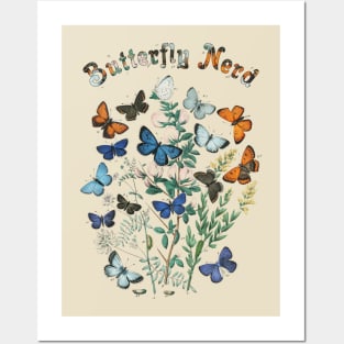 Butterfly Nerd Posters and Art